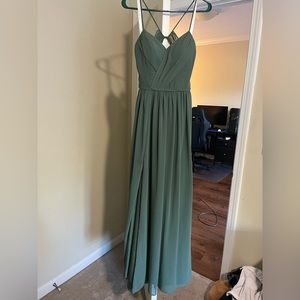 Azazie Eucalyptus Small dress
